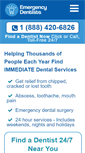 Mobile Screenshot of emergencydentistsusa.com